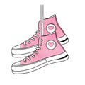Sporty Pink Girly Sneakers