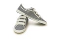 Sporty shoes isolated on the white Royalty Free Stock Photo