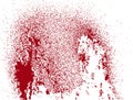 A spot of blood. Stains blood splatter. Vector illustration on isolated background.