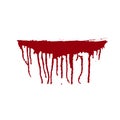 A spot of blood. Stains blood splatter. Vector illustration on isolated background.