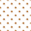 Spot of brown caramel pattern