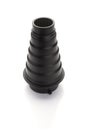 Spot conical attachment for studio flash on white background Royalty Free Stock Photo