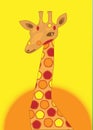 Spot giraffe Royalty Free Stock Photo