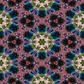 Spot kaleidoscopic seamless generated hires texture