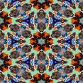 Spot kaleidoscopic seamless generated hires texture