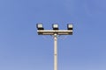 Spot light electric pole Royalty Free Stock Photo