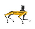 SPOT Robot Dog vector flat graphic illustration.