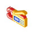 Spot welding isometric icon vector isolated illustration Royalty Free Stock Photo