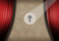 Spoted keyhole Royalty Free Stock Photo