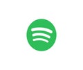 Spotify logo editorial illustrative on white background