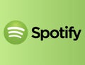 Spotify logo on green paper