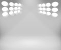 Spotlight White Room Background Royalty Free Stock Photo