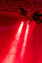 Spotlights and laser beams. Concert light Royalty Free Stock Photo