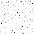 Ink splash, splatter seamless pattern, vector paint blobs