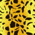 Spotted animal skin fur