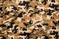 spotted camouflage pattern on a fabric