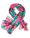 Spotted chiffon scarf