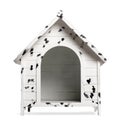 Spotted Dog kennel, isolated Royalty Free Stock Photo