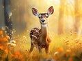 Spotted Fawn Royalty Free Stock Photo