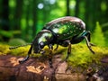 Spotted ground beetle