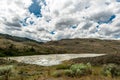 Spotted Lake in Okanagan valley