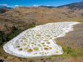 Spotted Lake Osoyoos Okanagan Similkameen Valley Royalty Free Stock Photo