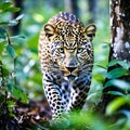 The Spotted Majesty: A Portrait of the Leopard Royalty Free Stock Photo