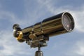 Spotting Scope, Front-Side View Royalty Free Stock Photo