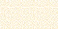Spotty abstract vector seamless pattern. Random rings, dots, circles, spots, stains, bubbles, stones