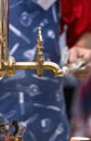 The spout of the samovar Royalty Free Stock Photo