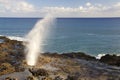 Spouting Horn Kauai Royalty Free Stock Photo