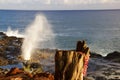 Spouting Horn Kauai Royalty Free Stock Photo