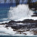 Spouting horn kauai Royalty Free Stock Photo