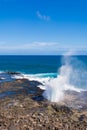 Spouting Horn Park, Poipu, Kauai, Hawaii Royalty Free Stock Photo