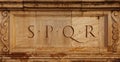 SPQR Royalty Free Stock Photo