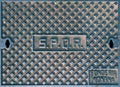 SPQR, typical manhole cover in Rome