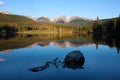 Sprague Lake in Rocky Mountains Royalty Free Stock Photo