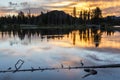 Sprague Lake Sunrise Royalty Free Stock Photo