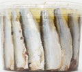 Sprats in oil Royalty Free Stock Photo