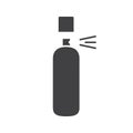 Spray antiperspirant glyph icon