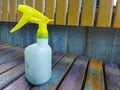 A spray bottle commonly used to repel insects etc