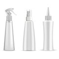 Spray bottle. Cosmetic spray mockup, trigger pump