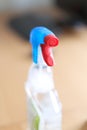 Spray bottle of disinfectant household cleaners. Royalty Free Stock Photo