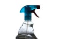 Spray bottle of disinfectant household cleaners. Royalty Free Stock Photo