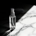 Spray Bottle on Marble Surface Royalty Free Stock Photo