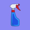 Spray Bottle Vector Icon Illustration cleaning Spray bottle illustration Royalty Free Stock Photo