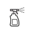 spray bottle. Vector illustration decorative design Royalty Free Stock Photo