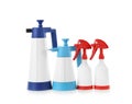 Spray bottles of cleaning products Royalty Free Stock Photo