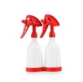 Spray bottles of cleaning products Royalty Free Stock Photo