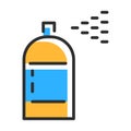 Spray can line icon. Vector illustration concept Royalty Free Stock Photo